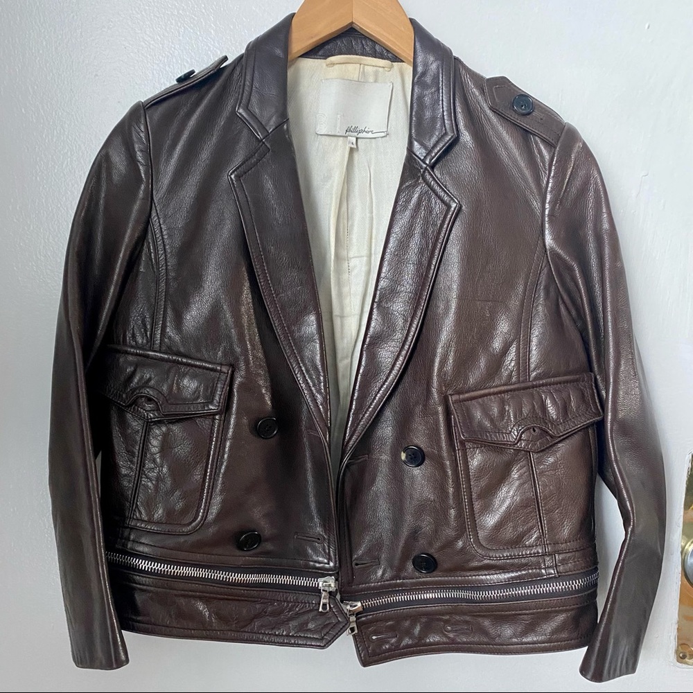 Vintage 3.1 Philip Lim Double breasted Leather jacket